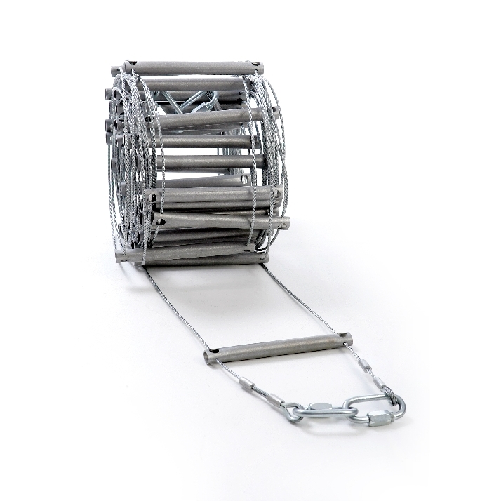 Scala Aerea 10 Metri Professionale – Pioli in Alluminio 14 cm – Speleologia, Soccorso e Acrobatica Aerea