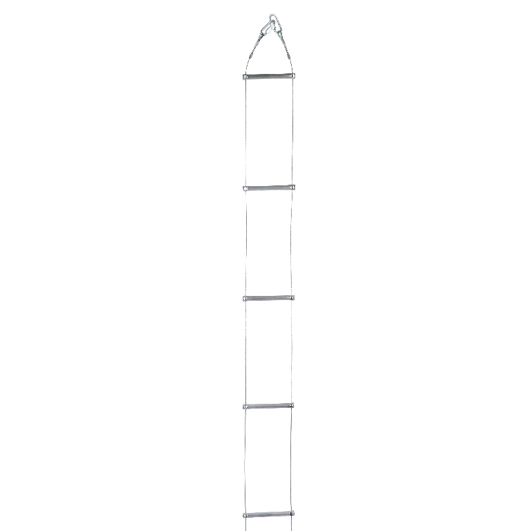 Scala Aerea 10 Metri Professionale – Pioli in Alluminio 14 cm – Speleologia, Soccorso e Acrobatica Aerea