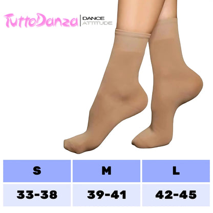 Calzino Danza RAD in microfibra per ballerine Ballo Classica Moderna Contemporaneo