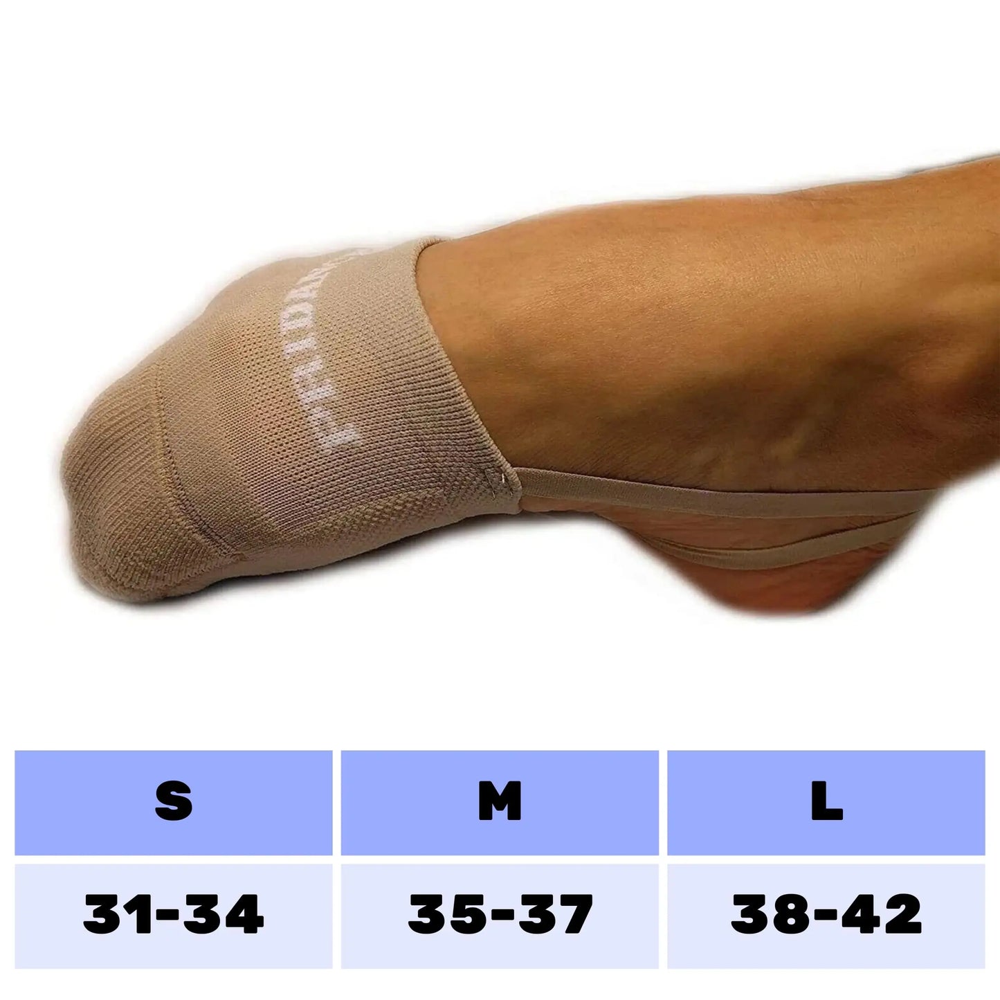 Pridance - Mezza Punta Puntalino Danza Ritmica Artistica Ballo salvapiede protezione piedi