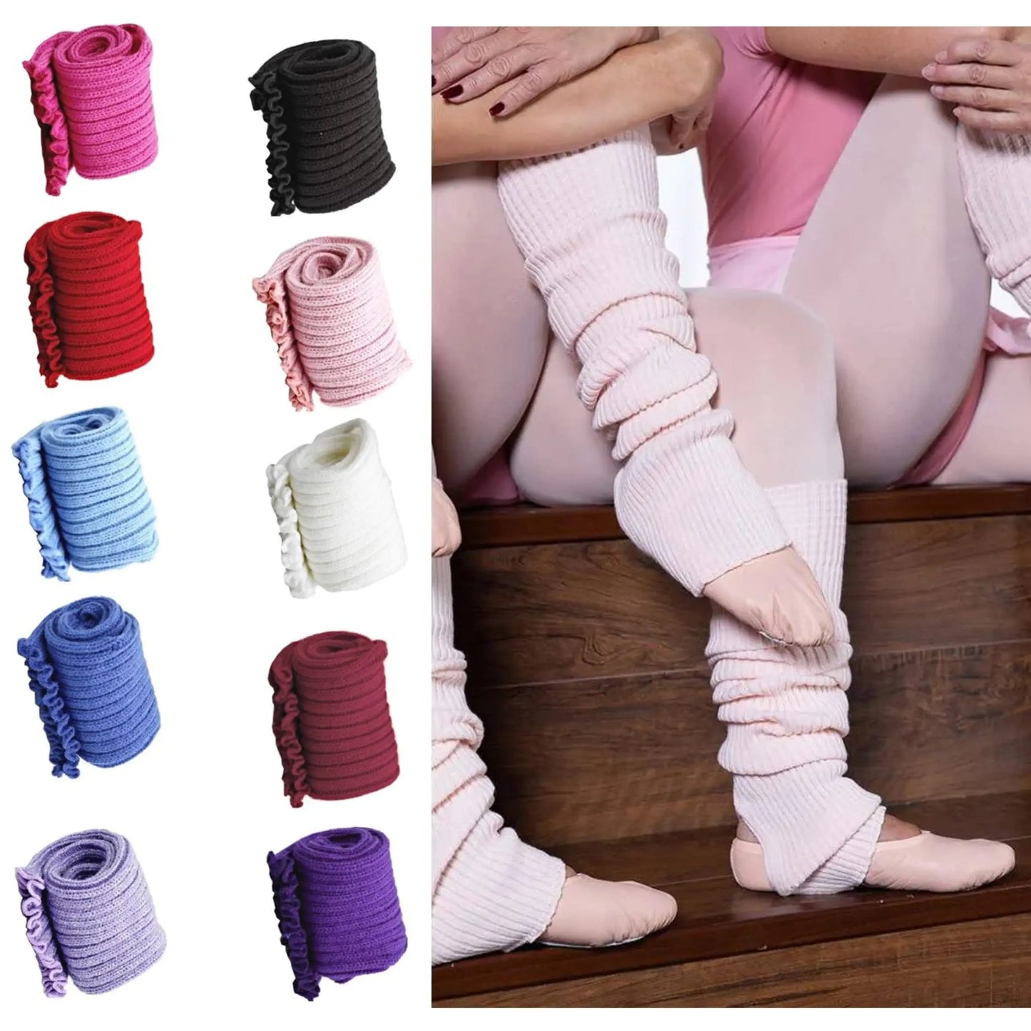 Scaldamuscoli Ballerine Danza Classica calzerotti Warmup Ballo