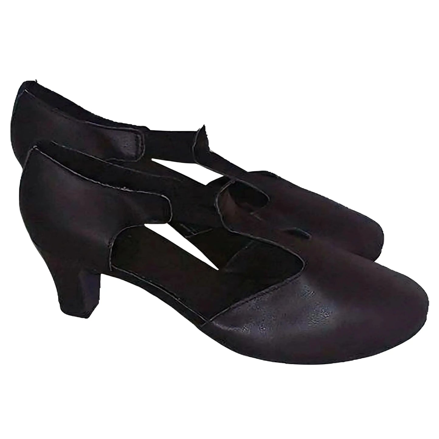 Scarpe Ballo donna T-BAR Vera Pelle - Danza Liscio Studio Broadway