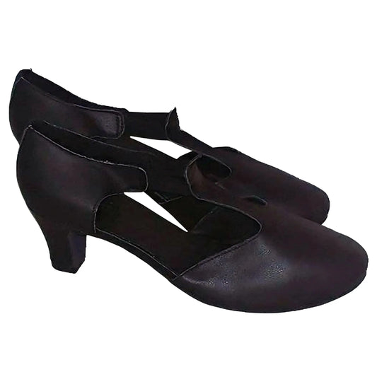 Scarpe Ballo donna T-BAR Vera Pelle - Danza Liscio Studio Broadway