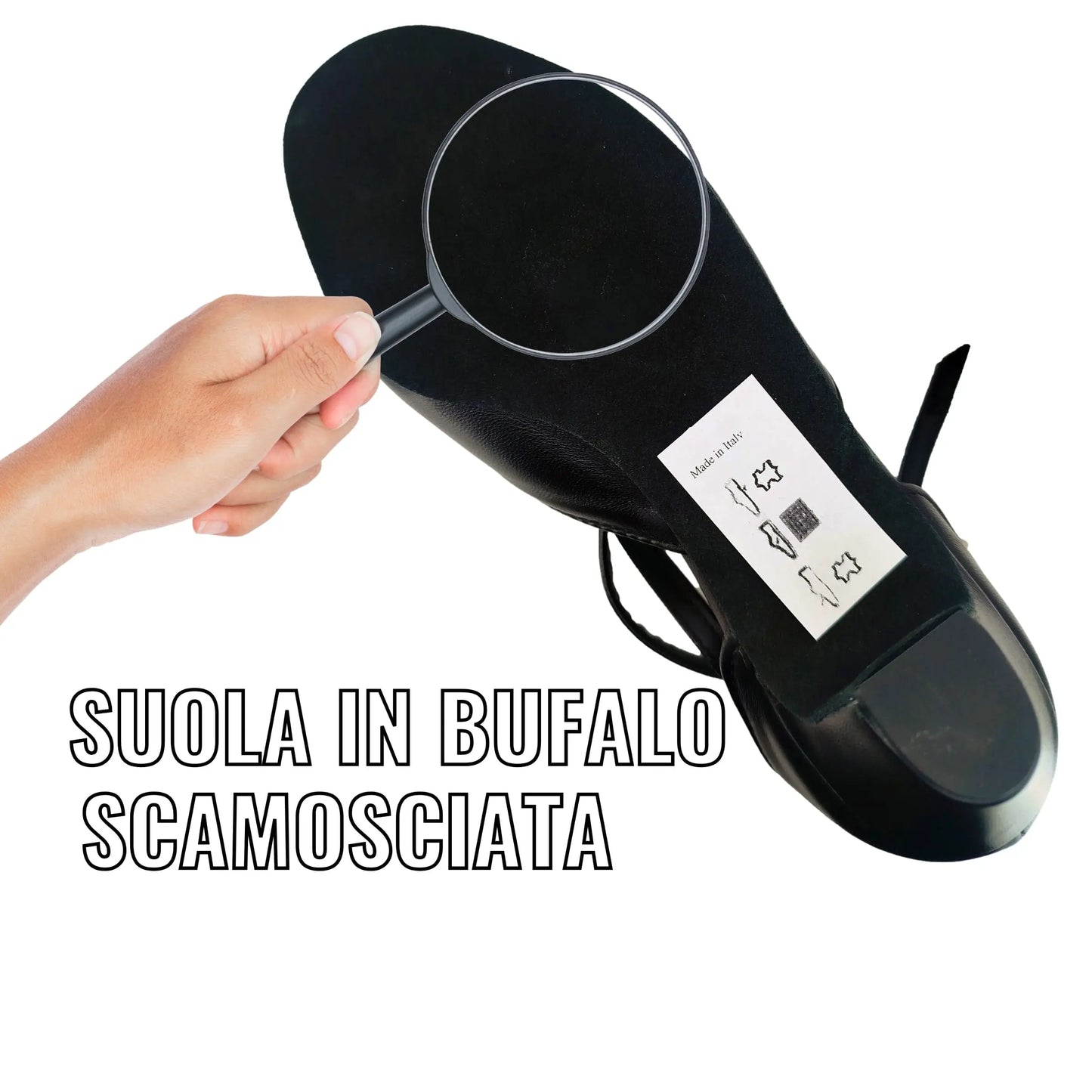 Scarpe da Ballo donna incrociato Cuccarini Vera Pelle sala Danza Liscio Studio (tacco 65)